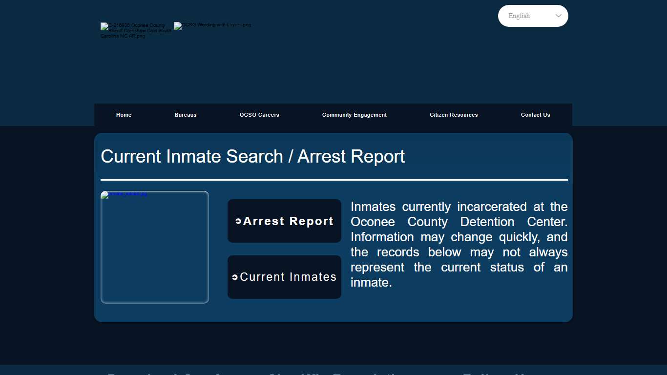 Inmate Search & Arrest Report | oconeelaw